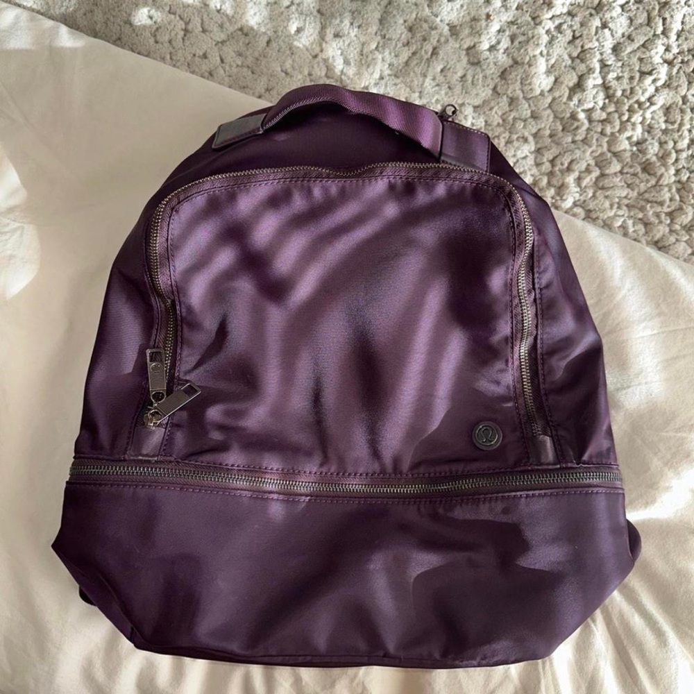 purple lululemon full size backpack